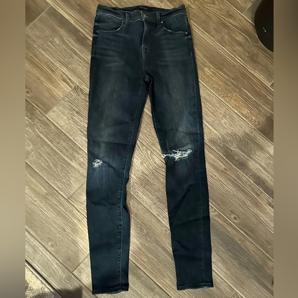 J Brand | Maria Dark Wash Skinny Jean in Arrested | 26 - Picture 4 of 10